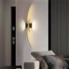 J.SUNUN Lampada da Parete LED Interno Lungo 100CM 35W Applique da Parete Alluminio Moderne Lampada Muro Up Down per Soggiorno, Camera da Letto, Corridoi