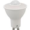 Nachukan Lampadina GU10 a Induzione Umana a Infrarossi, Lampadina Sostitutiva con Sensore di Movimento Per Soffitto, Corridoio, Lampade Per Portico, Bianco Caldo 3000K, 5W 500LM, Ca 100-240V, Lampadina LED GU1