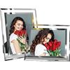 Cornice Foto 10x15 Cm In Vetro - Argento, Per Foto Di Famiglia E Matrimoni, Idea Regalo Elegante - Foto 6
