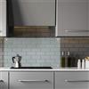 Relaxdays Paraschizzi da Cucina, Vetro di Sicurezza, per Piastrelle & Angolo Cottura, a Parete, 60x120 cm, Trasparente