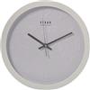 DONREGALOWEB Orologio da parete rotondo in metallo con secondi continui in bianco 30x4cm