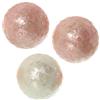 DRW Set 3 palline madreperla in tonalità bianche e rose 10 cm
