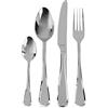 Amefa DRIFT - Set di posate per 6 persone, 24 pezzi, acciaio inox 18/10, lama in acciaio inox 13/0, antiruggine e lucidato, posate da tavola
