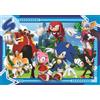 Clementoni- Sonic Supercolor Puzzle-Sonic-300 Pezzi Bambini 9 Anni, Puzzle Cartoni Animati, Made in Italy, Multicolore, 21729