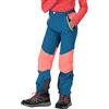Regatta ' Tech Mountain' Walking Trousers, Pantaloni Bambino, Petrol Blue/Fiery Coral, 9-10