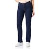 Lee Marion Straight, Jeans Donna, Solid Blue, 36W / 33L