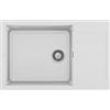 Elleci Lavello 1 vasca con gocciolatoio Reversibile Sopratop 78 x 50 cm finitura Granitek Matt Bianco 68 Easy 310 Elleci LGY31068