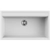 Elleci PRONTA CONSEGNA - SPEDIZIONE IMMEDIATA Elleci LKB36096 Lavello da Incasso 1 vasca Monovasca Sopratop 86 x 51 cm finitura Keratek White 96 Best 360