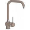 Schock PRONTA CONSEGNA - SPEDIZIONE IMMEDIATA Miscelatore cucina monocomando con canna a ponte finitura grigio tortora AQUATIME SCHOCK SXTIME42