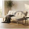 MIlani Home ALONSO - divano letto moderno in tessuto