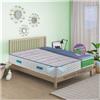 Geemma Materasso 1600 molle insacchettate e memory ortopedico IBRIDO alto 26 cm, Sfoderabile. PRESTIGE RELAX MEMORY 180x200 cm Promo cuscini - Geemma