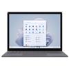 Microsoft Notebook Microsoft Surface Laptop 5 Intel® Core™ i5 i5-1245U Computer portatile 34,3 cm (13.5) Touch screen 8 GB LPDDR5x-SDRAM 512 SSD Wi-Fi 6 (802.11ax) Windows 11 Pro Platino [R1T-00010]