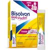 Bisolvon Duo Pocket Sciroppo per Tosse Secca Tosse Grassa Gola irritataAdulti e Bambini 6+, 12 Bustine