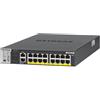 Netgear M4300-16X Switch Gestito L3 10G Ethernet 100-1000-10000 Supporto Power over Ethernet 1U Nero