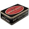 Scatola box porta oggetti in latta Moto Guzzi Logo Motorcycles