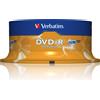Verbatim Confezione DVD-R Verbatim 4.7GB 16X 25Pcs [43522/25]