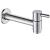 Shuiltad Rubinetto da parete in acciaio inox per lavabo da bagno stagno lavatoio rubinetto acqua fredda rubinetto giardino patio rubinetto rubinetto WC rubinetto filettatura G1/2