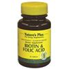 Nature's Plus Biotina E Acido Folico Integratore Sistema Nervoso 30 Tavolette