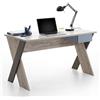 FMD Your Office F00651901028_Oak Scrivania, Truciolare/Elamina, 76.4 X 135 X 67.5 Cm, Sabbia