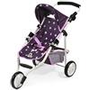 Bayer Chic 2000-Passeggino Jogging Lola, Colore Stelle Viola, 70 x 33 x 62 cm, 612