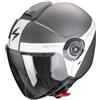 Scorpion casco jet Exo-City II Short - Argento Opaco Bianco tg M
