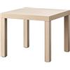 Ikea Lack - Tavolino, 55 x 55 cm, effetto rovere macchiato di bianco