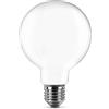 Novaline Lampadina Led Opaca a Filamento E27 G95 a globo 8W Bianco freddo 6500K Novaline