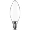 Novaline Lampadina Led Opaca a Filamento E14 C35 a candela 4W Bianco neutro 4000K Novaline