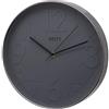Unity Orologio da parete Unity, Clifton, numeri in rilievo, grigio, scansione silenziosa, 30 cm