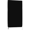 SPORTNOW Copertura Tavolo da Ping Pong 257x153x5 cm in Polietilene Nero con Fibbie e Cerniere incluse|Aosom