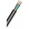 H2Volt Cavo Gommato 4x1.5 mmq Nero con Giallo Verde H05VV-F -prezzo e taglio al metro-