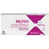 Brufen Analgesico 200mg Ibuprofene Trattamento del Dolore da Lieve a Moderato, 12 Compresse