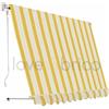 SANGIORGIO srl Tenda Da Sole Sangiorgio 250x250 A Caduta Senza Cassonetto Con Braccetti Telo Giallo A Righe