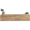 LBSIGN Mobile Tv Sospeso 140x32x30 Effetto Legno Rovere Future