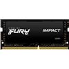 KINGSTON TECHNOLOGY RAM SO-DIMM KINGSTON Fury Impact DDR4 8GB (1x8) 2666MHz CL11