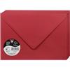 Clairefontaine 5582C - Pacco da 20 Buste gommate - Formato C5 16,2x22,9cm - 120g/m² - Colore ribes rosso -Inviti Eventi e Corrispondenza - Gamma Pollen - Carta Premium Liscia