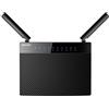 Tenda Router WiFi 1200Mbps Gibabit Dual Band 867Mbps 5GHz, 300Mbps 2.4 GHz, 5 Porte Ethernet, 1 Port USB2.0 (AC9), Nero