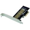 Conceptronic EMRICK05BS - Adattatore PCIe SSD M.2-NVMe