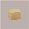 LUCGEL 20 Pz Piccola Scatola Pieghevole in Cartoncino Avana ideale per Confetti Piccoli Regali 100x100H100mm