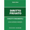 Bignami Diritto privato. Concetti fondamentali