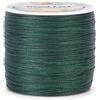 PH PandaHall 106m 1mm Cordoncini Cerati, Filo di Poliestere Cerato Verde Scuro Filo di Perline Cerato Spago Cavo di Cera per Braccialetti Collane Perline Vita Creazione di Gioielli Cucito Macrame