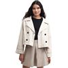 BARBOUR HADFIELD CROPPED TRENCH COAT Giacca Donna
