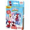 Shuffle - Spidey e i suoi amici straordinari - 4 giochi in 1-7 famiglie, coppie, azione e battaglie - Gioco di carte per bambini e famiglia - a partire dai 4 anni