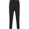 HUOQI Pantaloni da uomo elasticizzati da lavoro, slim fit, pantaloni formali, versatili, da uomo, eleganti, comodi, da uomo, per ufficio, lavoro, cameriere, Nero , S