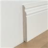 Eternal Parquet 96ml di BATTISCOPA ZOCCOLINO DUCALE in FIBRA DI LEGNO COMPATTA 80X15 BIANCO