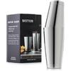 WOTOR Set Boston Cocktail Shaker, 530ml e 830ml Shaker in acciaio inox con peso, barattoli in metallo Martini Shaker Drink Mixer per bartending, strumenti da bar professionali per bartender