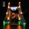 GEAMENT Set di Luci LED (Telecomando) Compatibile Con Jurassic Park: la Furia del T. Rex (T.rex Rampage) - Kit Di Illuminazione per Jurassic World 75936(Modello di mattoncini non incluso)