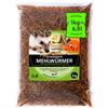UGF Underground Food UGF - vermi della farina essiccati premium 1 kg, snack per insetti per uccelli, criceti, ricci, roditori, lucertole, tartarughe - senza conservanti e coloranti