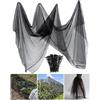 Zonon Zanzariera da giardino, rete per mosche e uccelli, barriera per caccia, protezione delle piante (nero, 3 x 10 m)