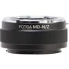 FOTGA Anello adattatore per obiettivo Minolta MD Mount Lens a fotocamera mirrorless Z-Mount, compatibile con Nikon Z50 Z30 Z9 Z8 Z7II Z6II Z7 Z6 Z5 Zf Zfc Full Frame Mirrorless Camera